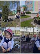 Экологическая акция по озеленению и благоустройству школьной территории "Вместе за будущее планеты" (22.04.2025)