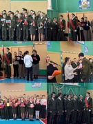 Общешкольная линейка, посвящённая Дню Единения России и Беларуси