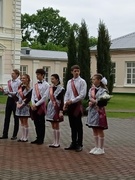 Торжественная линейка, посвященная празднику последнего звонка