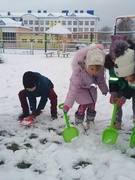 Мы вітаем першы снег!