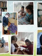 Волонтёрский отряд, отряд по ремонту книг в школьной библиотеке