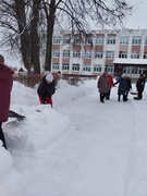 Областной субботник по уборке снега