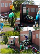 Благоустройство памятника героям-землякам