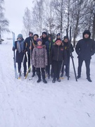 динамическая перемена на свежем воздухе на лыжах