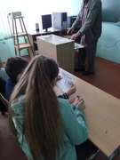 Урок мужества с ветераном труда Козырь Валентином Семёновичем