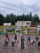 06.08.2024 Утренняя зарядка в оздоровительном лагере