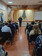 Профилактическая беседа с сотрудником РОВД