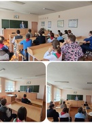 Встреча учащихся с сотрудником ИДН Ельского РОВД Никитко В.В.