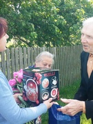 Поздравление ветерана  с 90-летним юбилеем