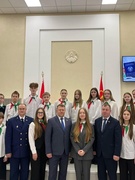 Торжественное вручение паспортов лучшим представителям учащейся молодежи Петриковского района, в рамках акции "Мы- граждане Беларуси!"