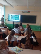 20.11.2024.  Профориентация с представителями пограничной заставы "Боровое"