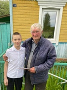 07.05.2025 поздравление ветеранов труда  Глыбовского сельского Совета с 80 - ем Великой Победы учащимися учреждения образования