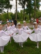 Фотоотчет. Образовательные услуги на платной основе 2017. Хореография (5-6 лет) "Горошинки"