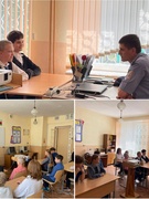 22.05.2024 Профилактическая беседа с участковым инспектором ИДН Новиком В.А.