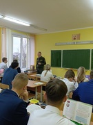 Профориентационная беседа  "УО "БНТУ" - военно-технический факультет" 25.10.24г.
