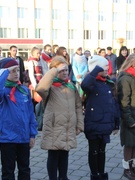 Митинг, посвященный 101 годовщине Октябрьской революции