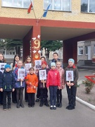Участие в митинге, посвященном 80-летию Победы