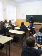 Встреча с участковым инспектором Дубовским М. А.