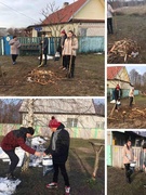 04.01.2023 В рамках республиканской акции "От всей души". Оказание помощи ветерану труда Гуринович Е. А.