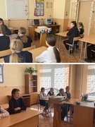 02.10.2023 г. Профилактическая беседа с инспектором ИДН Новиком В.А.
