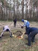 Трудовой десант. Наведение порядка на кладбище времён Первой Мировой войны