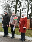 Митинг, посвящённый Дню освобождения Лельчицкого района от немецких оккупантов