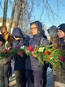 23.11.2019 шестой школьный день Митинг, посвященный 76-й годовщине освобождения Хойникского района от немецко-фашистских захватчиков