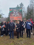 24.01.2025  Учащиеся и педагогический  коллектив Милошевичской  средней  школы  посетили памятную зону  "Рубеж "