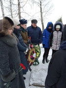 15 февраля -День вывода войск из Афганистана.  Микро-митинг на могиле воина -афганца В. В. Русаченко