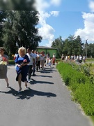 Участие в торжественном митинге в аг. Липляны.