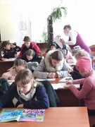 Посещение сельской библиотеки
