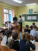 Обучающее занятие "Профилактика тепло-электро безопасности"  с приглашением инспекторов Петриковского энергогазнадзора Веремеева В.С. и Петроченко Л.Б.