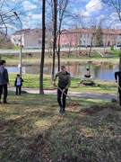 Благоустройство городского парка. Акция "Сохраним планету вместе"