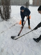 30.01.2021г. В школьном дворе. Мероприятия шестого школьного дня.