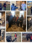 Помощь пожилым людям отряда "Дари добро"