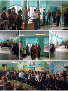 Линейка, посвящённая началу 3 четверти
