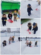 Трудовой десант"Зима-зимушка!"