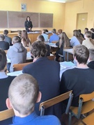 Инспектор ИДН Голубева Н.П. провела беседу "Уголовная и административная ответственность несовершеннолетних", "Как не стать жертвой мошенников в сети Интернет", "Профилактика управления ТС не имея водительского удостоверения," для учащихся 5-10 классов