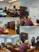 Профилактическая беседа сотрудниками МЧС с трудовым коллективом
