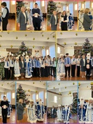 Торжественная линейка, посвященная окончанию II четверти