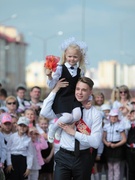 30.05.2017г. Торжественная линейка, посвященная окончанию учебного года