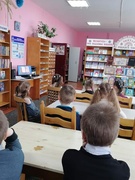 14.03.2025 - час православной книги  «Книги, дарящие тепло»  в городской библиотеке №2 для учащихся 1 «А» класса