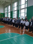 Торжественная линейка, посвященная началу четвёртой четверти 2024/2025 учебного года.