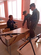 Практическое занятие  с членами военно-патриотического клуба «Доблесть»