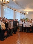 Линейка, посвящённая окончанию 2 четверти