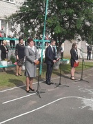 Торжественная линейка, посвященная последнему звонку