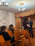 Встреча учащихся с инспектором ИДН Корячко М.М.