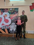 Торжественная линейка, посвященная Дню защитников Отечества и Вооруженных Сил Республики Беларусь