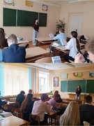 Встреча учащихся 9, 11 классов со студенткой 3 курса Мозырского медицинского колледжа