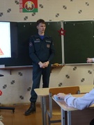 Встреча с инспектором сектора пропаганды Поставского РОЧС Змитровичем В.А.